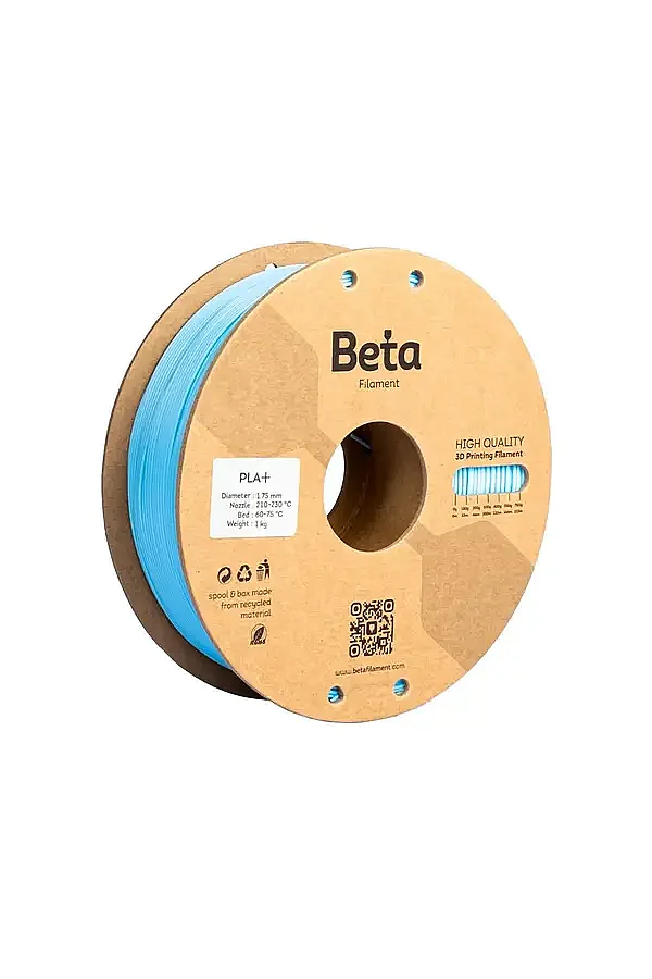 Beta PLA+ Filament 1.75mm 1kg Sky Blue AÇIK MAVİ (1)