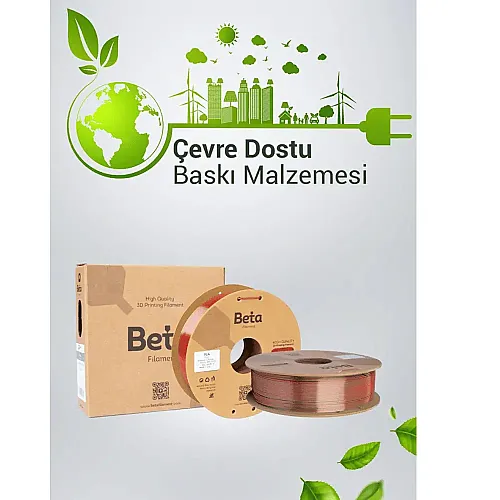 Beta PLA-Magic Silk Filament 1.75mm 1kg Red Green - 4