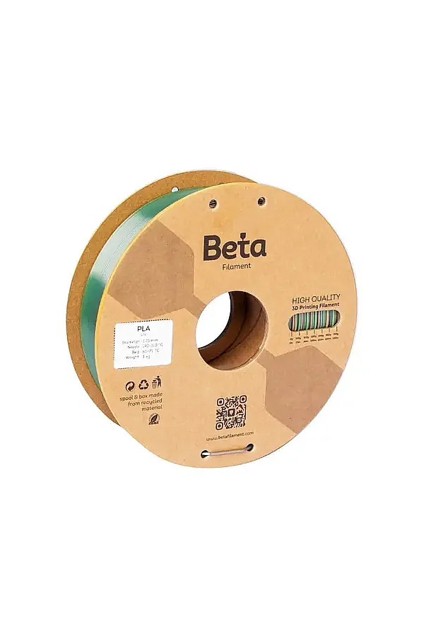 Beta PLA-Silk Filament 1.75mm 1kg Rainbow (1)
