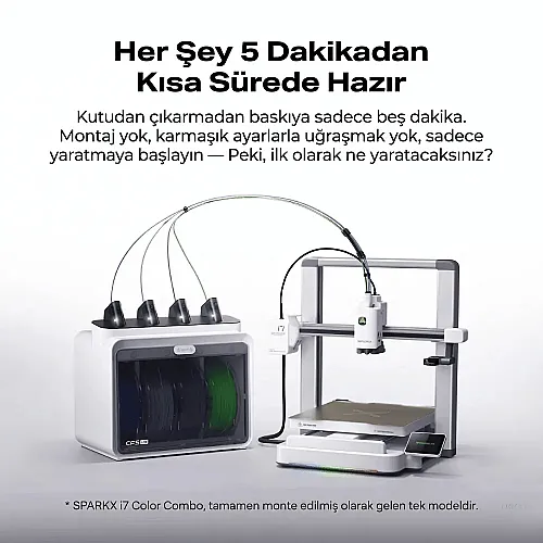 Creality SparkX i7 Combo 3D Yazıcı - 6