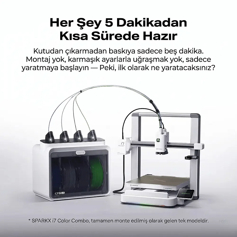 Creality SparkX i7 Combo 3D Yazıcı - 6