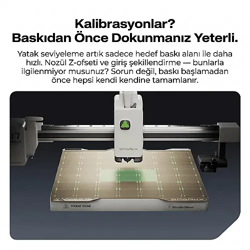 Creality SparkX i7 Combo 3D Yazıcı - 9