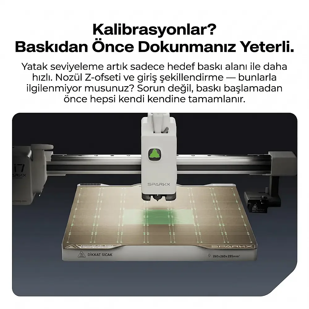 Creality SparkX i7 Combo 3D Yazıcı - 9