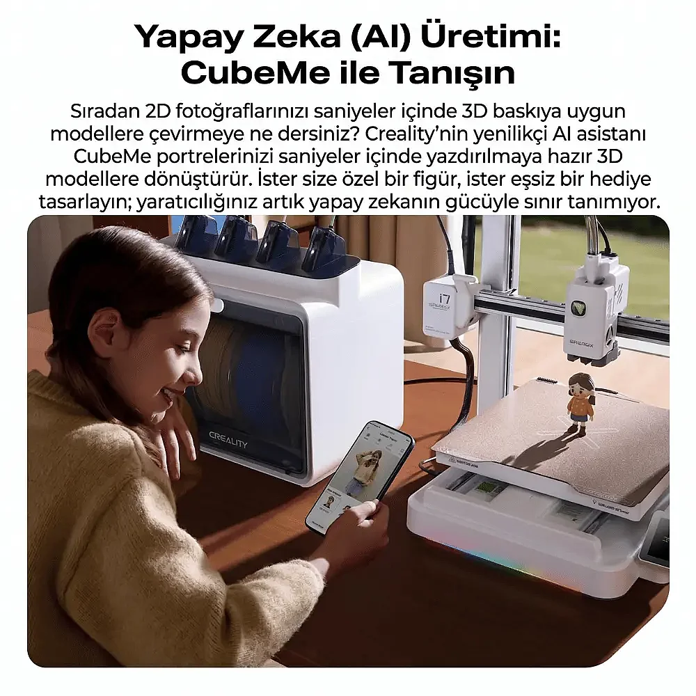 Creality SparkX i7 Combo 3D Yazıcı - 15