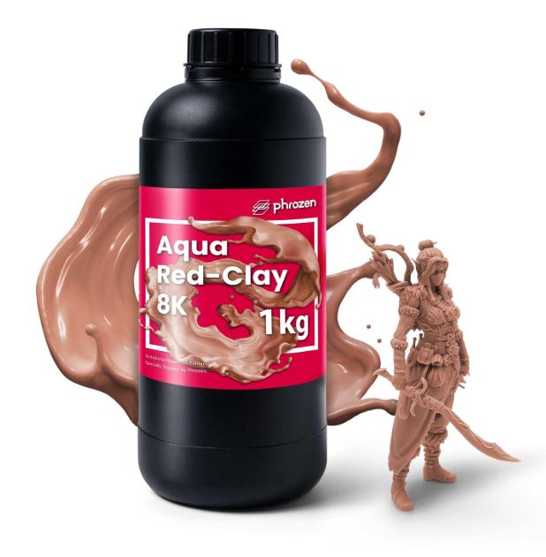 Phrozen Aqua 8K Reçine - Kil Kırmızısı 1Kg