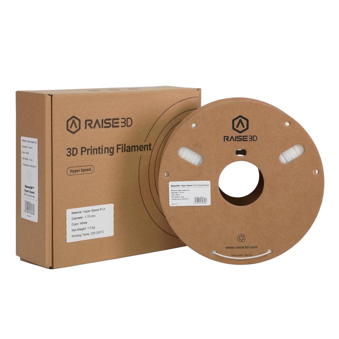 Raise3D Hyper Speed PLA Filament 1.75mm 1kg BEYAZ (1)
