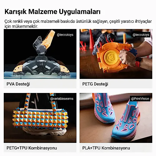 Snapmaker U1 3D Yazıcı - 9