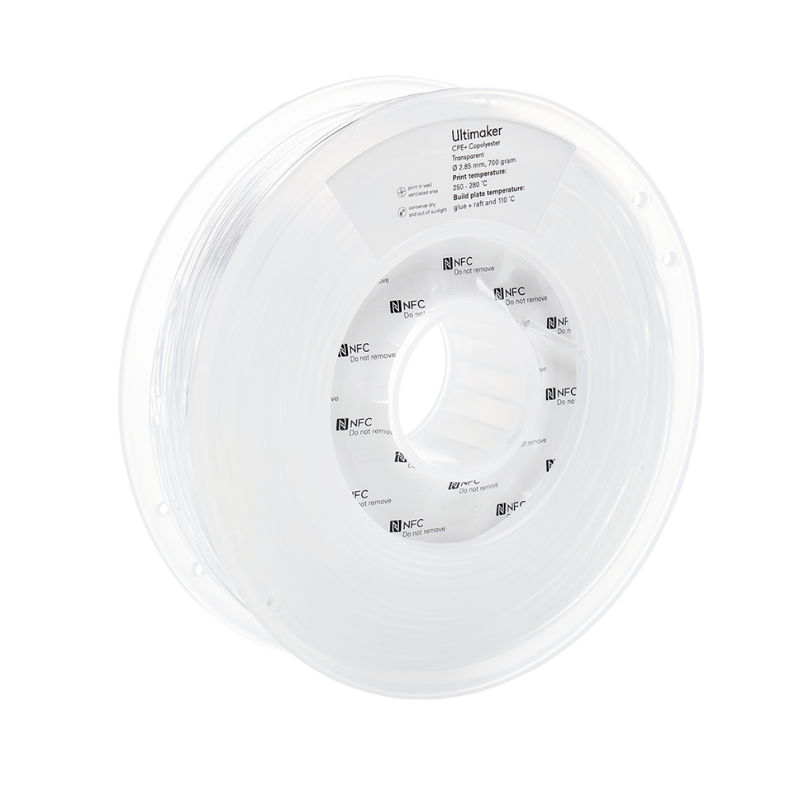 Ultimaker CPE+ Filament 2.85mm 700g ŞEFFAF (1)