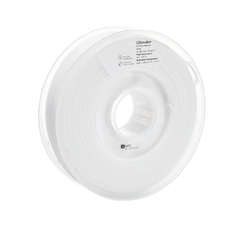 Ultimaker PC Filament 2.85mm 750g BEYAZ (1)