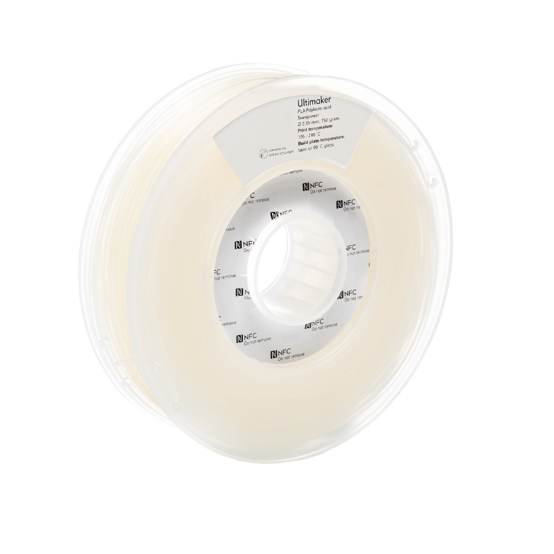 Ultimaker PLA Filament 2.85mm 750g ŞEFFAF (1)